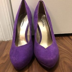 Xappeal Purple Heels